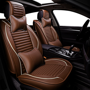 Fundas de Asiento de Coche de Cuero, Juego Completo Universal, Impermeables, Accesorios Interiores para Toyota Wildlander - Product Image 2