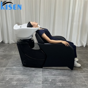 Kisen 2024, Nuevo Modelo de Alta Calidad, Muebles de Salón, Silla de Peluquería con Lavabo Blanco para Lavado de Cabello en Venta - Product Image 4