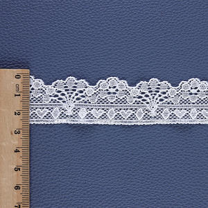 Encaje de poliéster con código de barras, borde ondulado hueco, accesorios para mujer, encaje soluble en agua, accesorios de ropa, bordado computarizado - Product Image 2