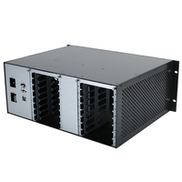 Boîtier de commande d'alimentation en acier galvanisé/SPCC sur mesure, châssis de serveur, boîtier de rack IP54