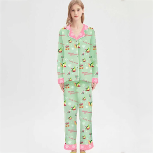 Chemise de nuit 100% coton pour mère et fille, pyjamas de noël pour enfants et femmes, tenues assorties pour la famille - Product Image 3