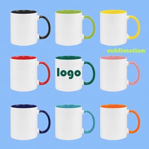Design Professional Supplier Cheap 400 ml 11 oz <b>Cute</b> Customizable Design Ceramic <b>Mugs</b> with a Handle - Product Image 6