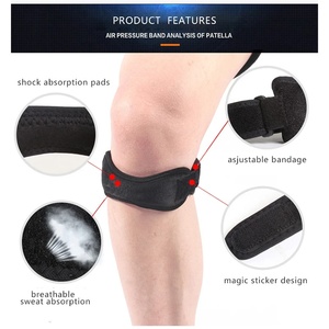 1PCS Adjustable Knee Patellar Tendon Support Strap Band Knee Support Brace <b>Pads</b> for <b>Running</b> Basketball Outdoor Sport - Product Image 5