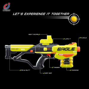 Pistolet à balles molles Chengji avec éjection de douilles, design cool, sécurité, simulation intérieure/extérieure, assemblage, pistolet à balles molles en plastique pas cher - Product Image 2