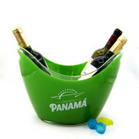 Seau à glace en plastique pour vin et champagne, capacité 3,5L, 3L, 5L, pour France Max & Jack's Kulmbacher