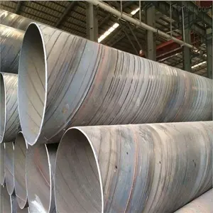Büyük OD spiral çelik boru 5 ''3'' Sch40 karbon çelik boru kaynaklı dikiş çelik boru fiyat