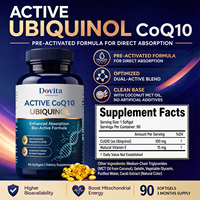 Gélules de CoQ10 Marque Blanche 400mg Haute Puissance Antioxydant pour la Santé Cardiaque Soutien Statine Récupération Musculaire Renforcement Immunitaire GMP
