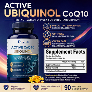 Private Label CoQ10 Softgels 400mg High Potency Antioxidant for Heart Health Statin Support <b>Muscle</b> <b>Recovery</b> Immune Boost GMP - Product Image 2