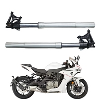 Fourche avant de performance supérieure, options de couleur or et argent, vente directe d'usine, originale, QJ SAI 600, moto