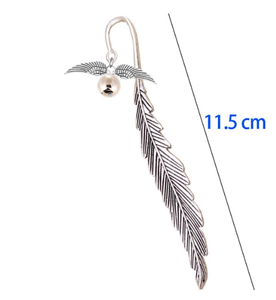 Marcapáginas de Metal de Snitch de ala Vintage, divisor de índice de reliquias de la muerte para leer, cuaderno, marca de <span class=keywords><strong>libro</strong></span>, marcador de página Mate Retro - Product Image 2