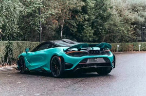 765lt Phong Cách Khô Nửa Sợi Carbon Cơ Thể Kit Mới Spoiler Bumper Môi Cho Mclaren 720S Xe Bumper - Product Image 3