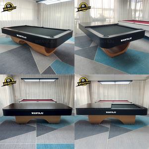 Table de <span class=keywords><strong>billard</strong></span>/<span class=keywords><strong>pool</strong></span> de luxe 8ft/9ft avec plateau de tennis et de repas, banc long et tiroir de rangement - Product Image 4