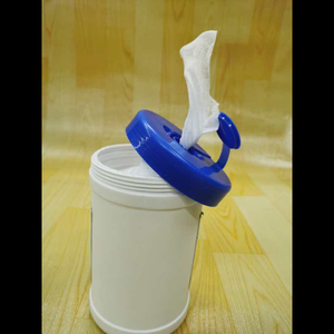 Conteneur en plastique blanc HDPE de haute qualité pour lingettes humides, 60-120 pièces, pour désinfectant liquide - Product Image 3