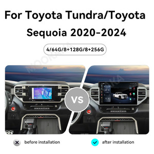 Radio para Auto MOOKAKA de 14.<span class=keywords><strong>6</strong></span> Pulgadas para Toyota Tundra/Toyota Sequoia 2020-2024, Reproductor Multimedia de DVD para Auto, Navegación GPS, Estéreo para Auto - Product Image 3