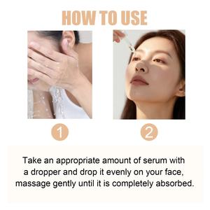 Sérum pour le visage jour-nuit anti-âge VC Ensemble de soins de <span class=keywords><strong>la</strong></span> <span class=keywords><strong>peau</strong></span> pour le visage bio Éclaircissant Clarifier Hydrater Boost Blanchiment GLYCERIN Fade - Product Image 5