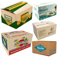 Machine d'impression et de découpe de cartons ondulés 3/4 couleurs avec logo, pour la fabrication de boîtes en carton – Prix compétitif