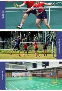 Reti da <span class=keywords><strong>Badminton</strong></span> portatili per sport all'aria aperta regolabili in <span class=keywords><strong>altezza</strong></span> per il Tennis <span class=keywords><strong>Badminton</strong></span> pallavolo - Product Image 6