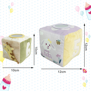 D KING Jouets éducatifs en peluche douce et écologique pour bébés de 2 à 4 ans, jouets en peluche animaux en peluche, cube éducatif Baby <span class=keywords><strong>Yoda</strong></span> - Product Image 6