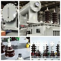 Transformateur de puissance triphasé immergé dans l'huile 33 kV 60 kVA.