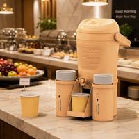 Glacière de bureau thermique moderne personnalisée 4L - Matériau HDPE+PU avec robinet de vidange supérieur et inférieur pour canettes, aliments, pique-nique, camping et usage au bureau