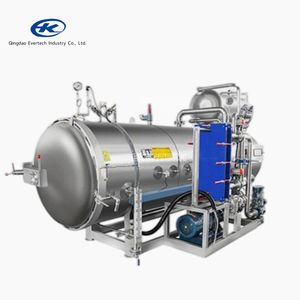 Autoclave Industrial Automático de Inmersión en Agua para Esterilizar Envases de Salsas Saborizadas en la Industria Alimentaria - Product Image 5