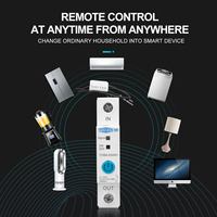 Compteur d'énergie intelligent monophasé WIFI TOMZN EWeLink, surveillance de la consommation en kWh, disjoncteur, minuterie, relais pour maison intelligente 63A