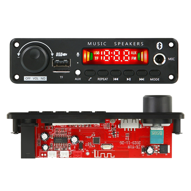 DC6-18V Audio decoder K song power amplifier decoding board with tape microphone talk lossless motherboard