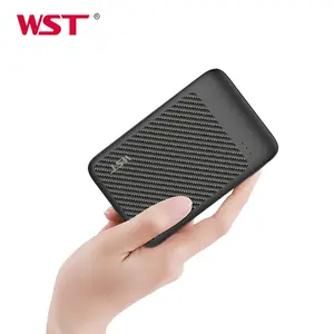 WST Promotional small size micro usb battery charger powerbank dual usb 5000mah power banks