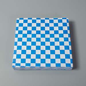 Biodegradable Hamburger Patty Paper Double-Sided PE Coated Colorful 40g Household Offset Printing Checkered Greaseproof Deli - Product Image 5