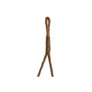 Juego de 3 Macetas Colgantes de Mimbre, 31x31x23 cm - Product Image 1