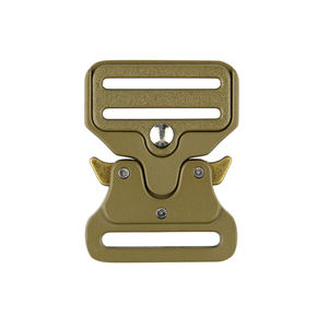 대량 맞춤형 컬러 패션 의류 액세서리 택티컬 사이드 퀵 릴리스 메탈 벨트 조절 스트랩 DIY 가방 버클 38mm - Product Image 2