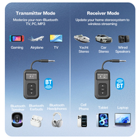 Voor 6.0 Zender Ontvanger 2-in-1 Draadloze Audio Adapter Converter 3.5mm AUX/RCA/Optische Ingang Uitgang Plug voor PC TV Auto
