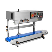 Machine de scellage continue de thermoscelleuse de bande de sac en plastique de nourriture de support vertical de FR-1000