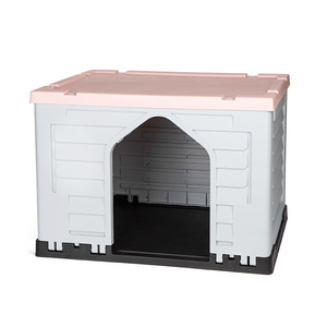 Casa de Plástico para Perros, Tamaño Pequeño y Mediano, Impermeable, para Interiores y Exteriores, Fácil de Limpiar y Desmontar - Product Image 4