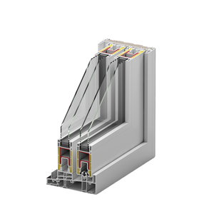 Tùy chỉnh hiện đại pháp thiết kế nhựa PVC cửa trượt hồ sơ căn hộ đa-loại PVC Glass Patio cửa trượt sợi thủy tinh - Product Image 3