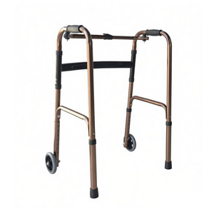 Factory Supply Stainless Steel <strong>Disabled</strong> <strong>Walker</strong> Height Adjustable Foldable <strong>Walker</strong> Rehabilitation Walking Aid for the Elderly - Product Image 1