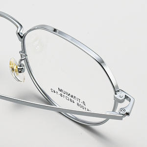Monture de lunettes ovale en titane Muinatit K61008, légère, monture complète, verres en résine, unisexe, origine Danyang - Product Image 1
