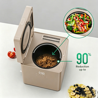 Composteur électrique de grande capacité 4L, composteur intelligent sans odeur pour les déchets alimentaires, machine à compost pour les déchets alimentaires de cuisine, éliminateur de déchets alimentaires