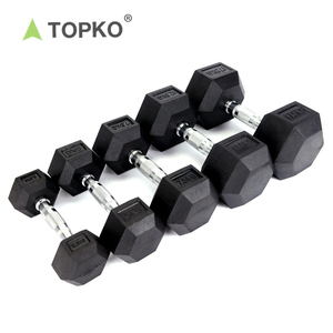 TOPKO Hot Sale <strong>Dumbbell</strong> Gym <strong>Hex</strong> <strong>Dumbbells</strong> <strong>Set</strong> - Product Image 1