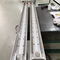 Table coulissante CNC silencieuse haute vitesse avec rail de guidage linéaire en aluminium, actionneurs à courroie synchrone, assemblage modulaire semi-fermé