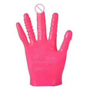 Electric Massage Mittens Finger Sleeve Mature Women Vibrator Massager Palm Vibrating Massager Finger Clitoris Vibrator