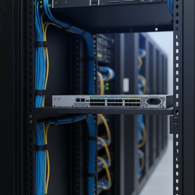 BR-G610-24-32G Brocade G610 Switch 24 Ports Ethernet POE Switch with 32G SFP Stackable SNMP