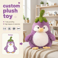 Op maat gemaakte schattige groente/fruit dieren knuffel, op maat ontworpen, PP katoenen vulling, superzacht pluche speelgoed, JIBAO merk, unisex