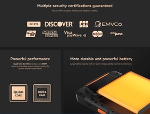 Thanh toán thông minh thiết bị đầu cuối sunmi P2 Lite SE Pocket thông minh <span class=keywords><strong>POS</strong></span> cho doanh nghiệp - Product Image 2