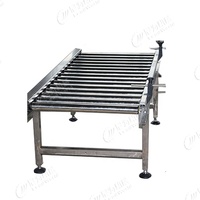 Dispositif de Rotation avec rouleau en acier inoxydable, ensemble de 7 pouces, convoyeur de courbe serpent