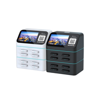 2025 Trendsetter: 5000mAh 8-Slot Feuerfeste ABS Powerbank-Verleihstation mit Werbedisplay für Laptops und Smartphones – Innovatives Laden