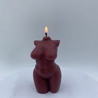 Vente en gros de mannequin femme brésilienne courbée demi-fille sexy grande taille gros buste cul bougie parfumée
