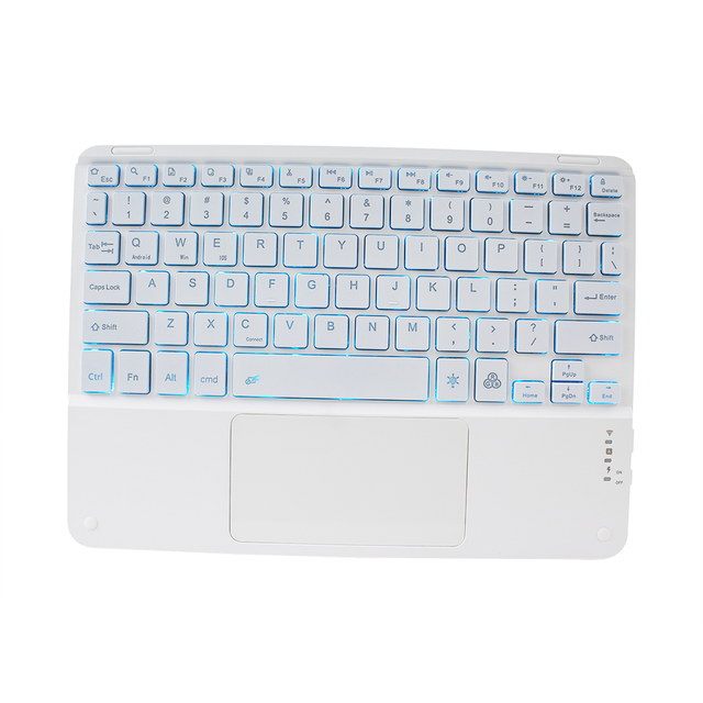 2024 New Z15B Rechargeable Gaming Keyboard Hot Sale 2.4Ghz Mini Wireless Backlight Touchpad with Custom Logo Made ABS Material