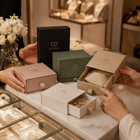 Boîte cadeau coulissante personnalisée HONPAK, boîte rigide en papier pour bijoux, cosmétiques et emballages de produits de boutique