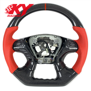 For Infiniti Q70 Hybrid Q70S QX70 Q70L Q70M M25 M35 M37 M56 Custom Racing Style Carbon Fiber Steering <b>Wheel</b> - Product Image 1